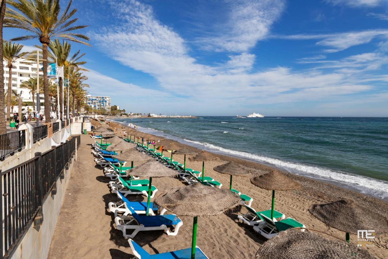 Nuevo Y Lujoso Apartamento En Marbella Centro A Pie De Playa 625 Bagian luar foto